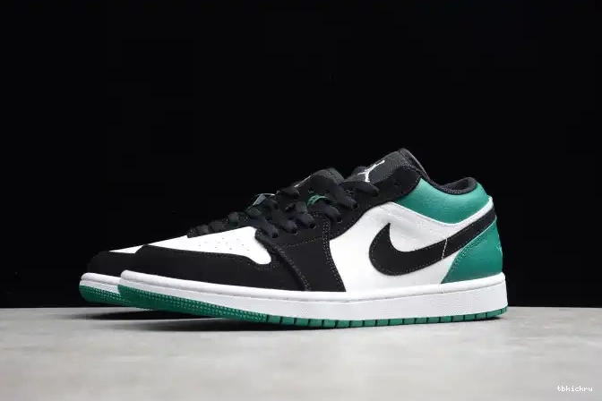 Rep TBkick White Jordan Green 553558-113 Air 1 Mystic Low Black 0620